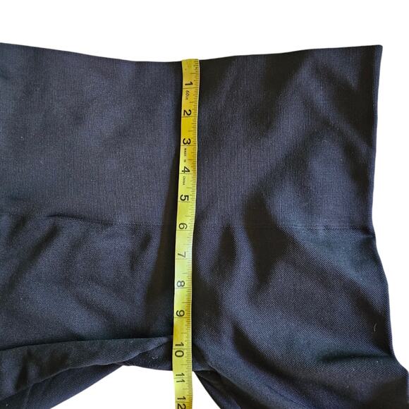 Spanx Look At Me Now Leggings XL Tall Black High Waist Cropped Yoga Shaping Gym - Picture 5 of 8